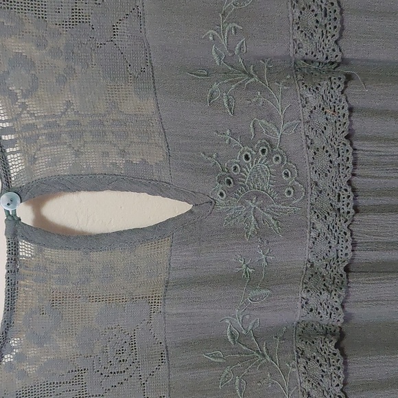 New Womans Boho Ruffle Romper Size Large - Picture 9 of 12